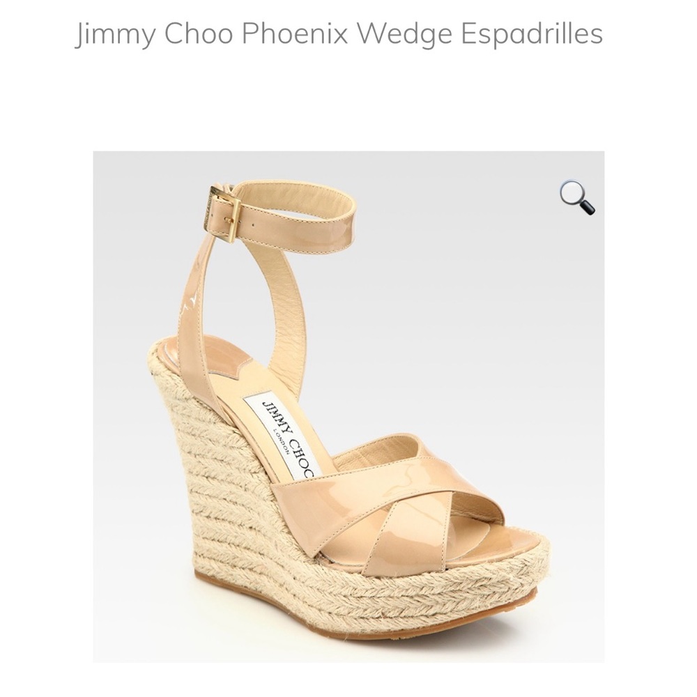 Jimmy Choo phoenix wedge espadrilles